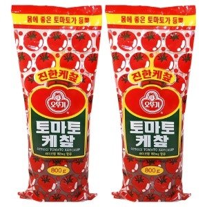 오뚜기 토마토 케챂, 800g (2개) (800g × 2개)