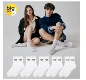 휠라 미드 삭스 5켤레