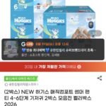 하기스 매직컴포트 썸머 팬티형 기저귀 2박스