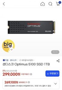 샌디스크 Optimus 5100 SSD 1TB