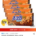 오리온 초코칩쿠키 256g X5개