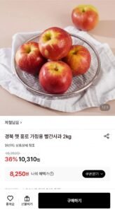 햇 홍로 가정용 빨간사과 2kg