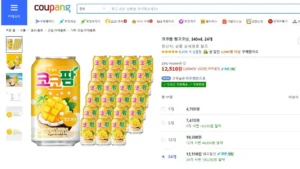 코코팜 망고코넛, 340ml, 24개