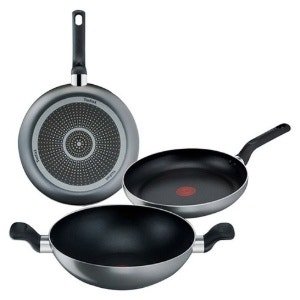 테팔 매트 프라이팬 세트 (그레이 × 프라이팬 24cm + 프라이팬 28cm + 볶음팬 28cm × 3개) 1세트당 18,630원
