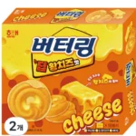 해태제과 버터링 딥황치즈, 2개, 155g