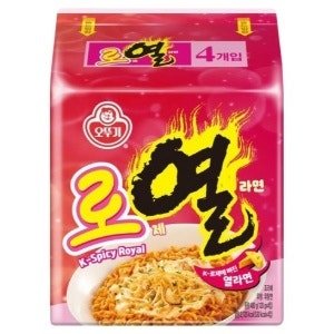 오뚜기 로열라면 120g (4개)