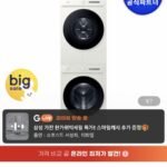 삼성 WF24D20CEEC 비스포크AI 세탁24kg+건조20kg 세트 1등급