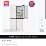 LG 디오스 AI 오브제 4도어 냉장고 T876MEE111 1등급 870L