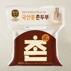 즐거운동행 국산콩 촌두부, 380g (2개) (380g × 2개)