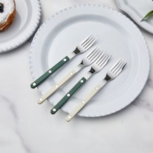 모던하우스 ON 미유 디저트 포크 (아이보리 + 그린 × 포크 4p × 1세트) 1세트당 1,900원