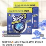 슈퍼딥큐 캡슐세제 42개입 4개