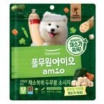 풀무원아미오 강아지 채소 쏙쏙 두부봉 소시지 간식 12p (두부맛 × 204g × 1개)