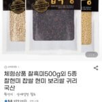 찰흑미/현미/찹쌀 외 다양 500g