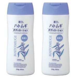 쿠마노 레이하쿠 하또무기 바디 로션 무향료 (250g × 2개)