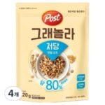 포스트 그래놀라 저당 렌틸오트, 220g (4개) (220g × 4개)
