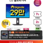 LG 울트라기어 27G610A 27인치 QHD IPS 200Hz 1ms 모니터