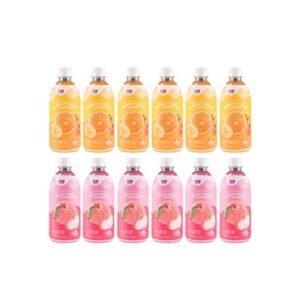 배스킨라빈스 레인보우 샤베트 워터, 500ml, 6개 + 피치요거트 워터, 500ml, 6개, 1세트