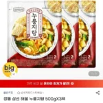 올반 정통 삼선 해물 누룽지탕 500g X 3팩