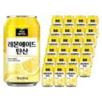 미닛메이드 레몬에이드 탄산음료, 355ml (24개) (355ml × 24개)