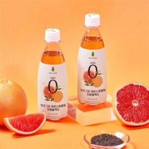 넛츠그린 제로스파클링, 자몽블랙티, 340ml, 6개