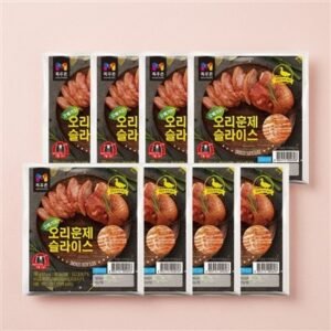목우촌 오메가3 훈제오리 슬라이스, 180g, 8개