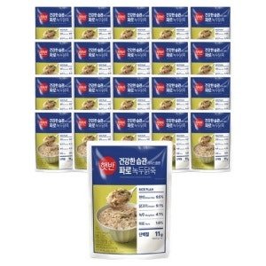 햇반 파로녹두닭죽, 420g (21개) (420g × 21개)