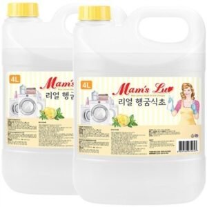 맘스럽 리얼 헹굼식초, 4L, 2개