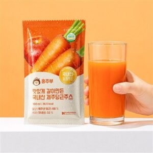 홍주부 제주당근주스, 100ml, 60개