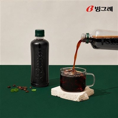 빙그레 아카페라 심플리 디카페인 아메리카노, 400ml, 20개
