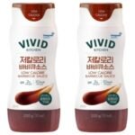 비비드키친 저칼로리 바비큐소스, 320g (2개) (320g × 2개)