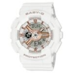 CASIO Baby-G 카시오 베이비지 BA-110XRG-7AJF [BABY-G BA-110 SERIES 여성 러버밴드] (화이트)