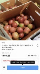 국내산 완숙 찰토마토 5kg 랜덤과