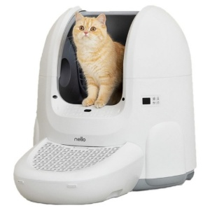 넬로 자동 고양이 화장실 (화이트 × 665 x 655 x 683 mm × 1개)
