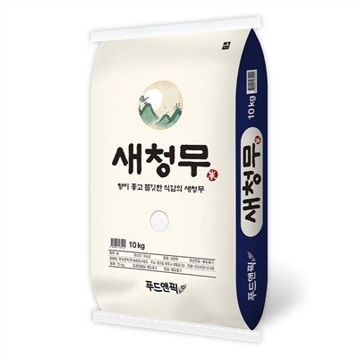[농할쿠폰][국내산 특등급쌀] 푸드앤픽 새청무 10kg 단일품종 쌀 백미