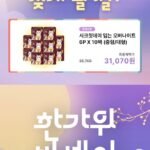 시크릿데이 입는오버나이트 에디션 생리대 6p 10팩