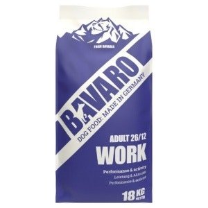 BAVARO 강아지 워크 건식사료 (18kg × 닭+오리 × 1개)