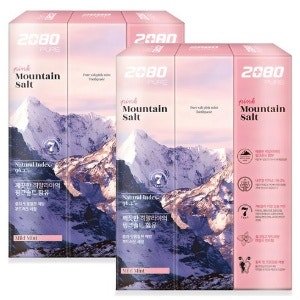 2080 퓨어치약 핑크마일드민트향, 150g (6개) (150g × 6개)