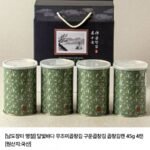 달빛바다 무조미 구운 곱창김 45g 4캔