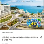 쏠비치 양양&삼척 객실+무제한 워터파크 4인 PKG (카드131,770부터 / 배송비 무배)