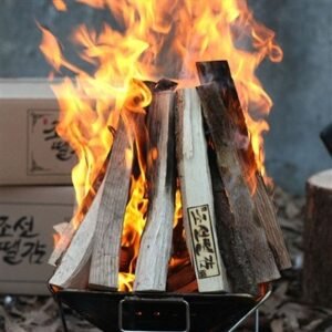 조선땔감 국산 참나무 장작 10kg 3중방습 명품 캠핑장작 불멍 화목난로 화로대 쪼갬목