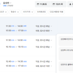 인천-고베 1128-1201 아시아나항공