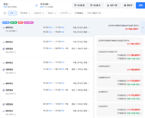 부산-가고시마 1025-1028 농협카드