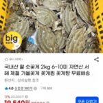 국내산 서해 활숫꽃게 2kg 6~10미