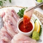 자연산 민어회 400g 초장+와사비