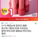 맥퀸뉴욕 파우더 매트 립스틱 1+1