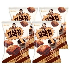 꼬북칩 초코츄러스, 120g (4개) (120g × 4개)