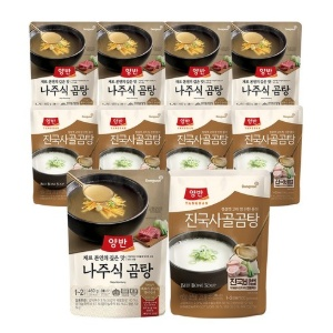 동원 양반 진국 사골곰탕 500g 5P+ 양반 나주식 곰탕 460g 5P