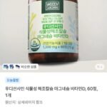 우디선샤인 식물성 해조칼슘 마그네슘 비D 60정