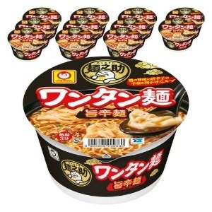 마루찬 멘노스케 완탕면 매콤한 면 (12개)