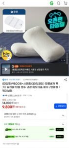 프로텍트어베드 땅콩 메모리폼 베개 더 낮은형